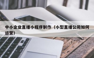 溧阳中小企业直播小程序制作（小型直播公司如何运营）